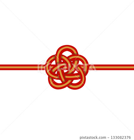 Hand-drawn illustration of Mizuhiki 133082376