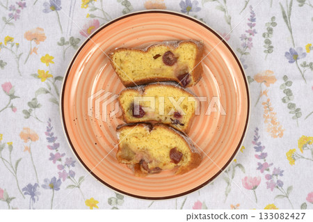 Three Cake Slices Three Cake Slices 133082427
