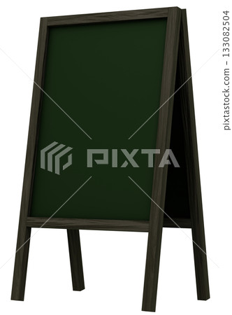 3D材質_框架_A_黑色招牌 3D材質_框架_A_黑色招牌 133082504