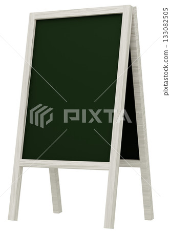 3D材質_框架_A_白色招牌 133082505