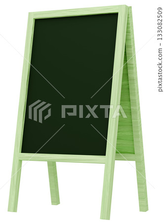 3D Material_Frame_A_Signboard_Yellow-Green 133082509