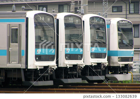 京濱東北線系列209列車在浦和鐵路區被拘留 133082639