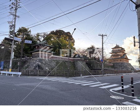 Takashima Castle Intersection (October, Suwa City, Nagano Prefecture) Takashima Castle Intersection (October, Suwa City, Nagano Prefecture) 133083216
