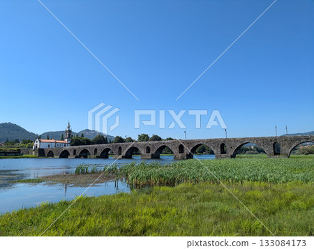 Roman old Medieval Bridge Portugal 133084173