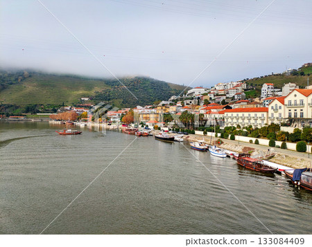 Pinhao Douro valley river Portugal Pinhao Douro valley river Portugal 133084409