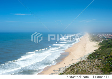 beach ocean shore Figueira Portugal 133084415