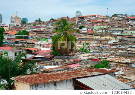 Slum favela  Luanda ghetto Angola 133084423