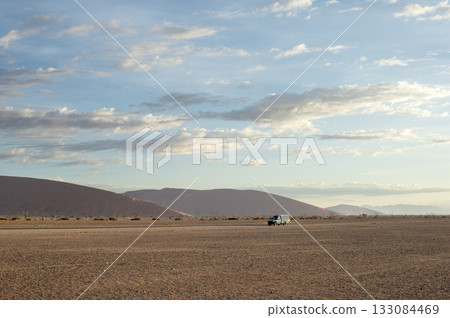 Desert car dunes. Sossusvlei, Namibia 133084469