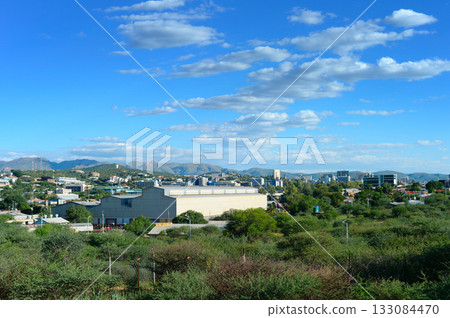 Cityscape  skyline Windhoek capital Namibia 133084470