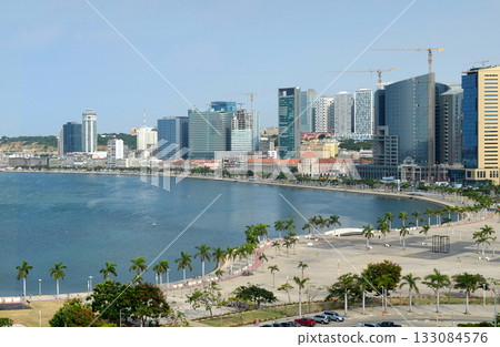 Luanda Downtown financial center Angola 133084576