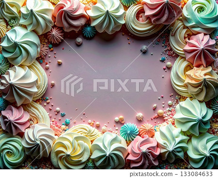 柔和的奶油色背景材料 133084633