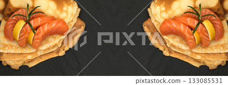 Smoked Salmon Fillet Smoked Salmon Fillet 133085531