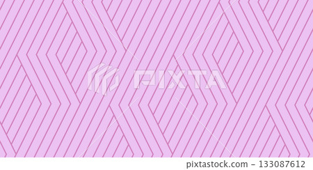 Seamless chevron pattern with interlocking shapes, creating depth, symmetry, and modern geometric rhythm. Vector. 133087612