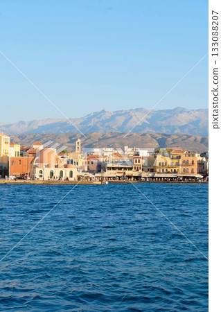 venetian habour of Chania, Crete, Greece venetian habour of Chania, Crete, Greece 133088207