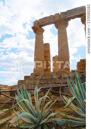 Agrigento site with ancient greek ruins, Sicily Agrigento site with ancient greek ruins, Sicily 133088262