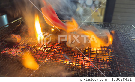 Hormone Yakiniku Restaurant Charcoal Grill Grill and Flame 133088431