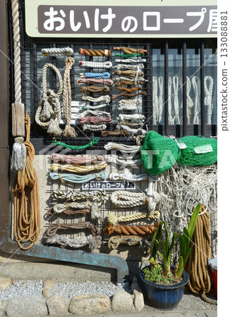 Street corner scenery sketch photo 133088881