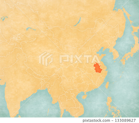 Map of China - Anhui 133089627