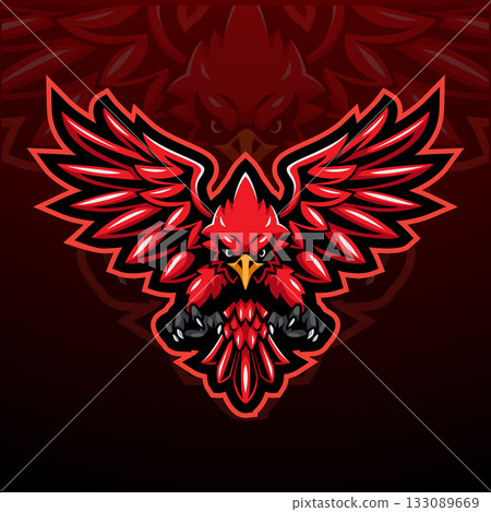 Phoenix bird esport mascot logo design Phoenix bird esport mascot logo design 133089669