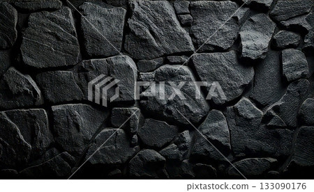 黑色石頭紋理,黑色石頭紋理,AI生成的圖像 黑色石頭紋理,黑色石頭紋理,AI生成的圖像 133090176