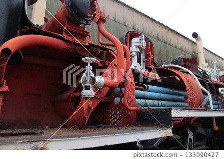 Steam locomotive boiler structure (Akita General Rolling Stock Center Teaching Materials: C51 Steam Locomotive) 133090427