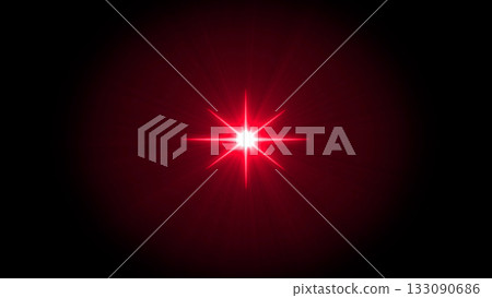 Lens flare material ④ Red Lens flare material ④ Red 133090686