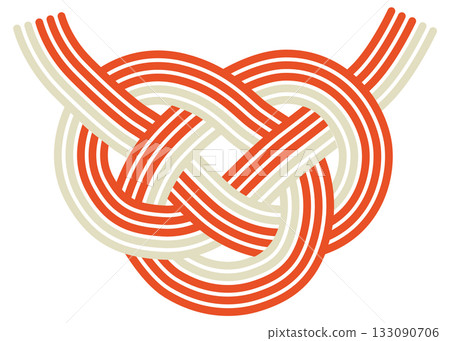 Mizuhiki vector illustration Mizuhiki vector illustration 133090706