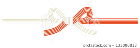 Mizuhiki vector illustration Mizuhiki vector illustration 133090818