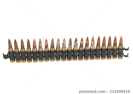 7.62 mm ammunition belt with cartridges 133090919