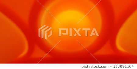 Abstract orange and red gradient light effect. Abstract image featuring an orange and red gradient with a smooth light effect.  133091164