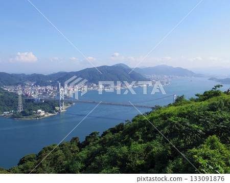 The Kanmon Straits as seen from Hinoyama Park (Shimonoseki City, Yamaguchi Prefecture) The Kanmon Straits as seen from Hinoyama Park (Shimonoseki City, Yamaguchi Prefecture) 133091876