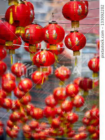 Lanterns in Chinese new year day festival. 133092282
