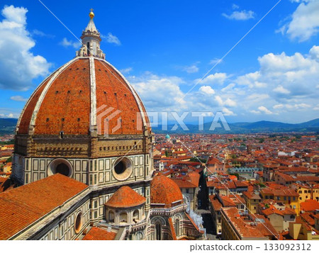 Santa Maria del Fiore seen from Giotto's bell tower 133092312