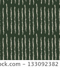 Christmas tree branch seamless pattern with hand drawn pine needles for winter decor and festive design 133092382