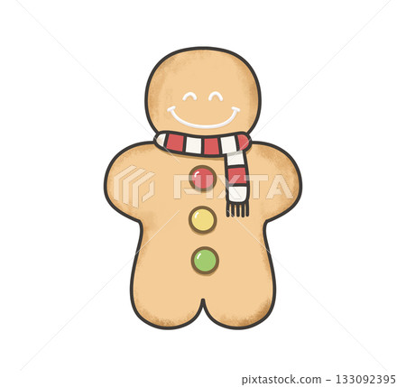 生薑餅乾的插圖 133092395