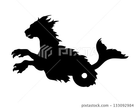 Cetus monster silhouette 133092984