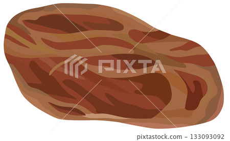 烤牛肉插圖向量素材 烤牛肉插圖向量素材 133093092