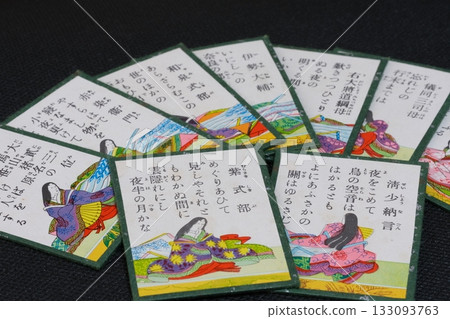 百人一首中的女詩人圖片卡 133093763