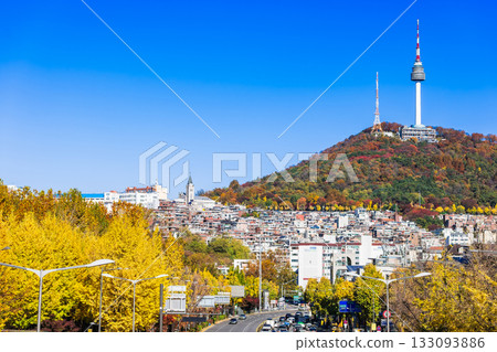 首爾的秋天：南山塔（N首爾塔） 133093886