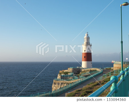 Strait of Gibraltar, Cape Europa Lighthouse, sunrise, early April morning Strait of Gibraltar, Cape Europa Lighthouse, sunrise, early April morning 133094360