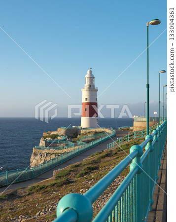 Strait of Gibraltar, Cape Europa Lighthouse, sunrise, early April morning Strait of Gibraltar, Cape Europa Lighthouse, sunrise, early April morning 133094361