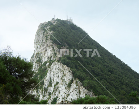 Gibraltar The Rock Bad Weather in April Gibraltar The Rock Bad Weather in April 133094396