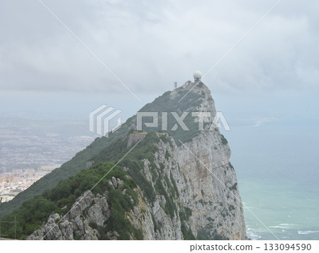 Gibraltar The Rock Bad Weather in April Gibraltar The Rock Bad Weather in April 133094590