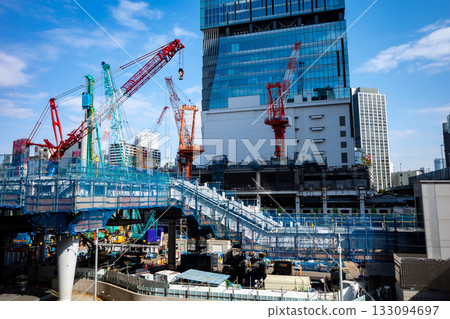 東京變遷：JR澀谷站西口建設中 2025.11 c-1 133094697