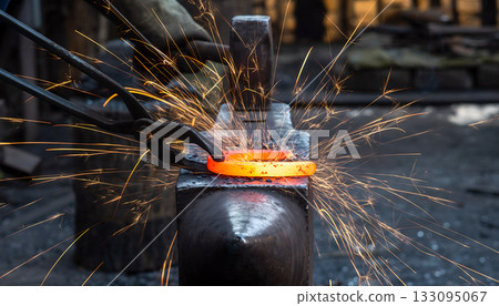 Mesmerizing octopus dances beneath the ocean waves illuminated by sunlight creating ethereal 133095067