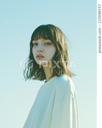 美麗的女性肖像攝影 133096557