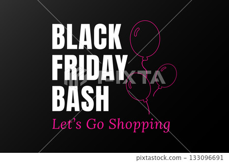 black friday bash exciting shopping event black friday bash exciting shopping event 133096691