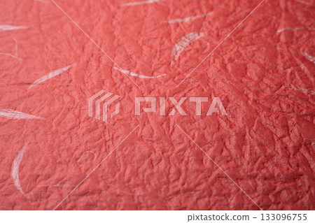 Red Echizen washi paper texture background 133096755