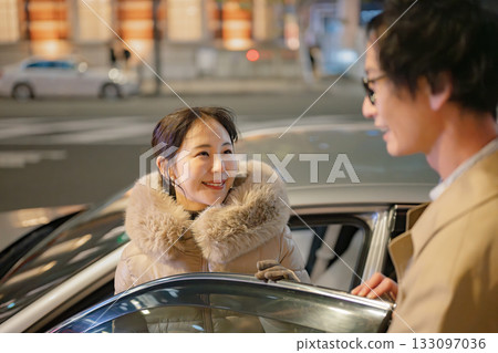 開車,男人和女人,約會 開車,男人和女人,約會 133097036