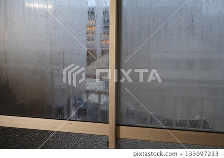 Condensation on the window Condensation on the window 133097233